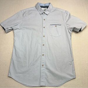 Men's Casual Light Blue Button Down Shirt by Craft + Flow - Size Small